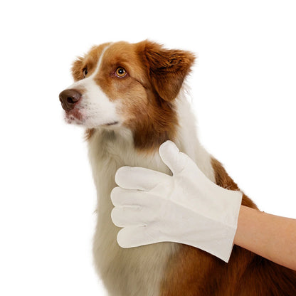 Cleaning Wipes Gloves for Dog and Cat,Pet Bathing Wipes Cleaning & Deodorizing,Dog Wipes for Body Paws Butt Daily Care,Cat Groom